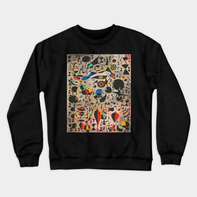 Joan Miro Crewneck Sweatshirt by marielaa69